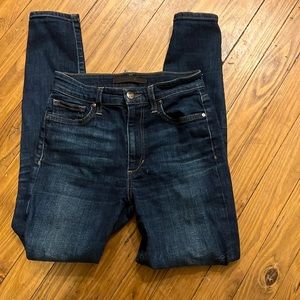Joe’s Jeans Dark Wash Mid Rise Skinny